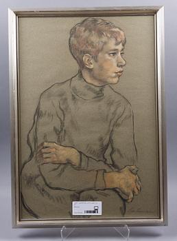 LOTTE LASERSTEIN, pastell, sign.