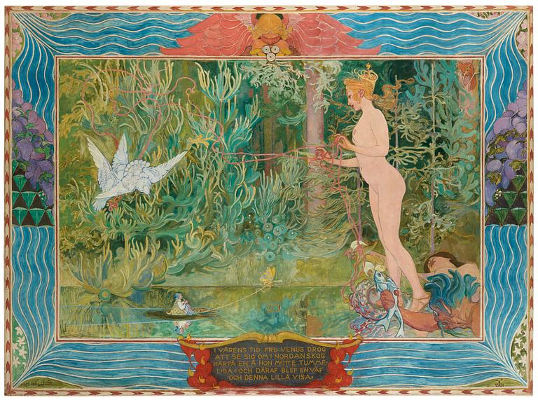 Carl Larsson, "Venus och Tummelisa".
