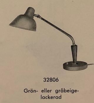 Bertil Brisborg, bordslampa, modell "32806", Nordiska Kompaniet, 1950-tal.