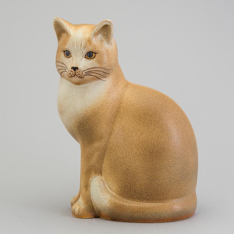A stoneware sculpture "Måns Maxi" by Lisa Larson for Keramikstudion in Gustavsberg.