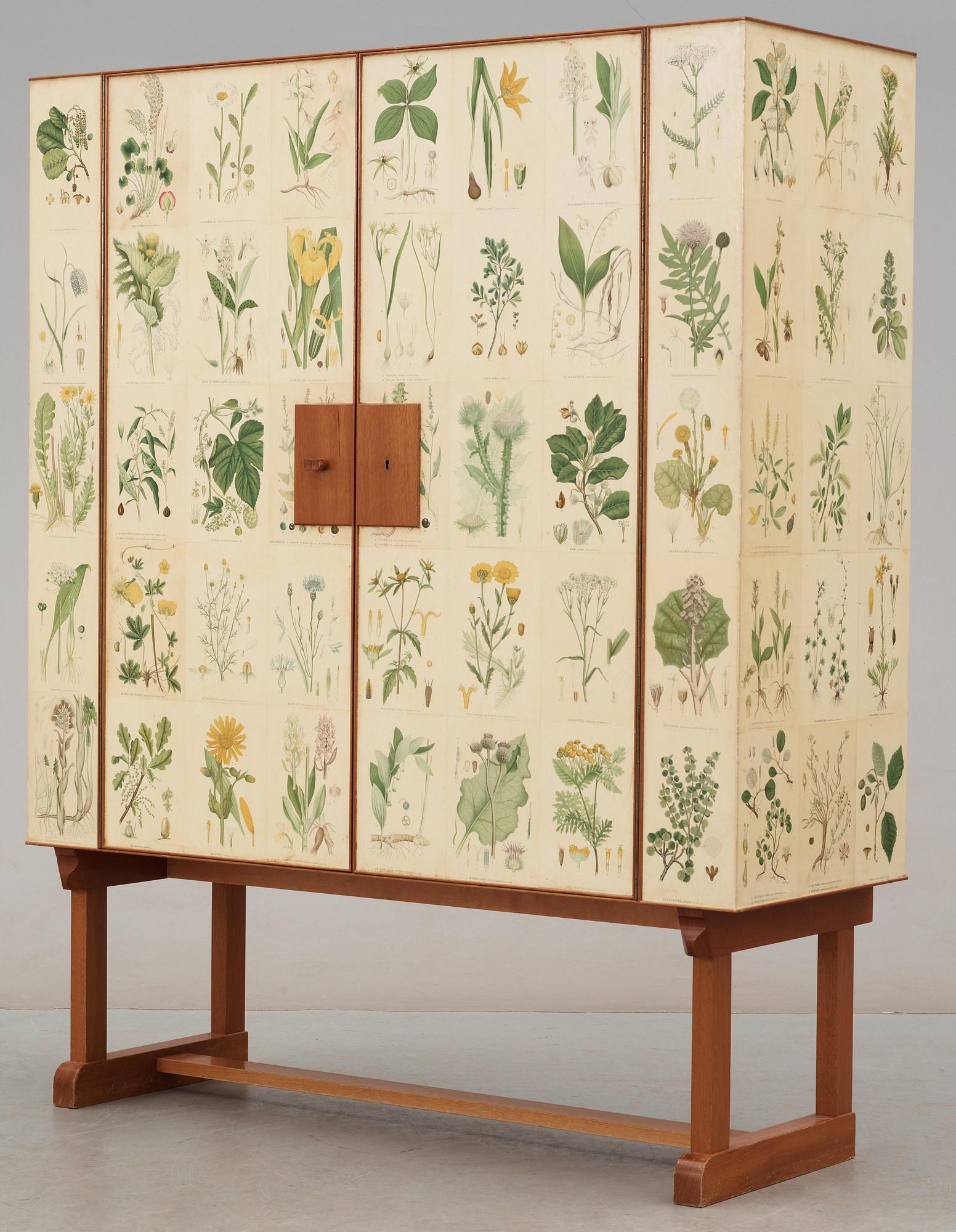 JOSEF FRANK, skåp, "Flora", Firma Svenskt Tenn, modell 852.