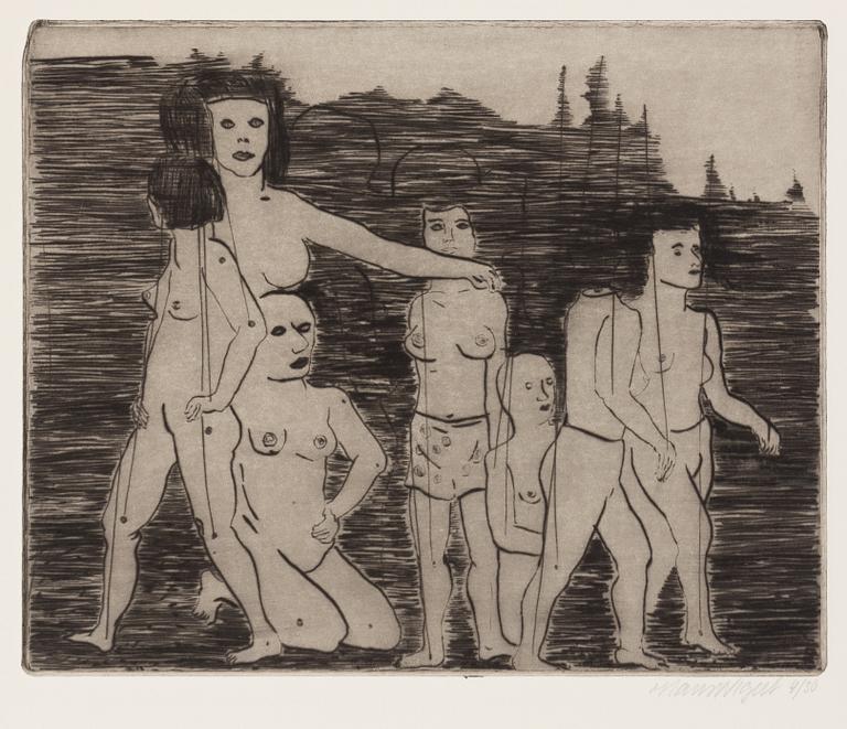 Hans Wigert, Female Figures.