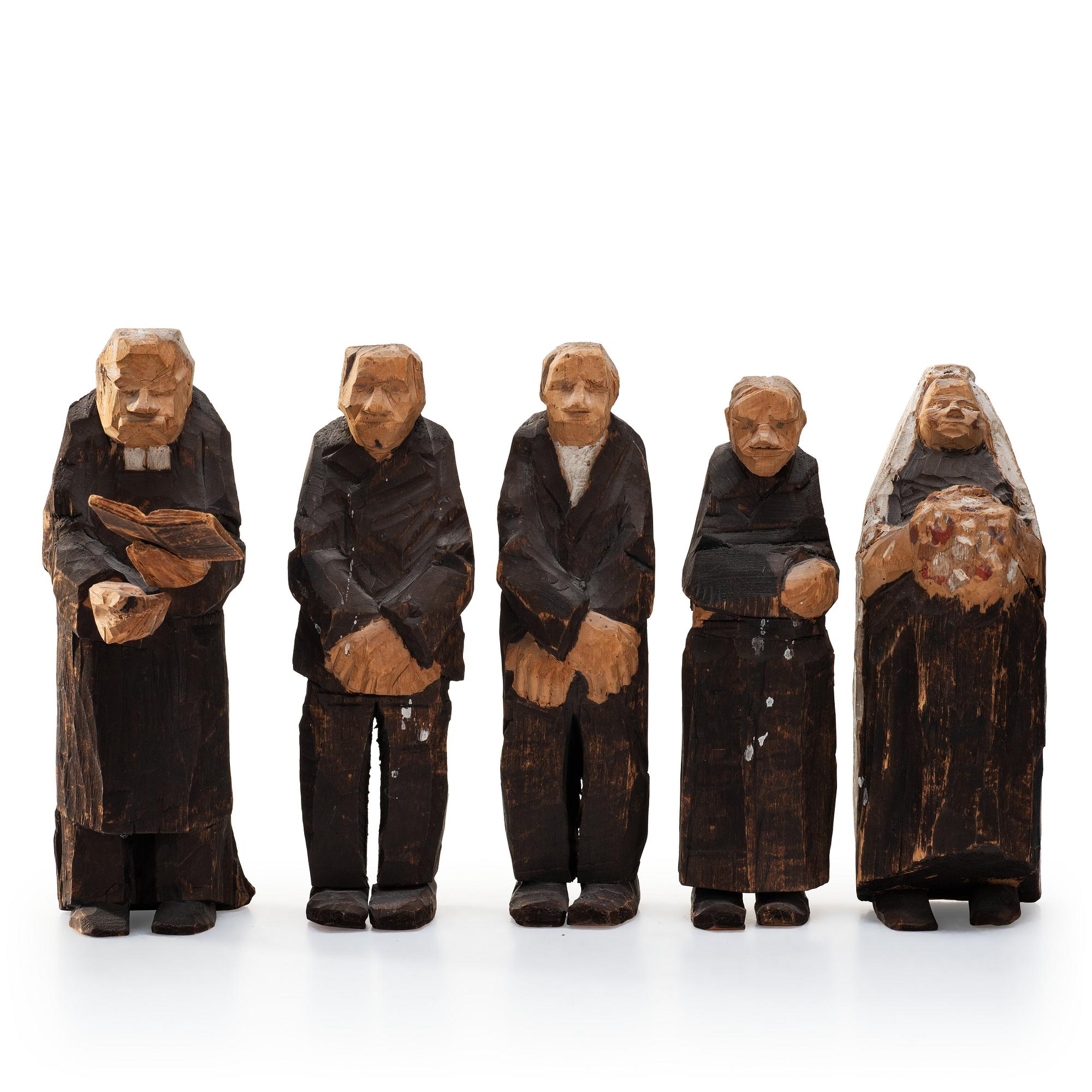 Axel Petersson Döderhultarn, "The Wedding" (5).