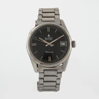 BUREN, Intra-Matic, Waterman, wristwatch, 35 mm.