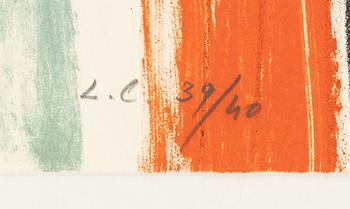 Lena Cronqvist, lithograph in colours, signed and numbered LC 39/40.