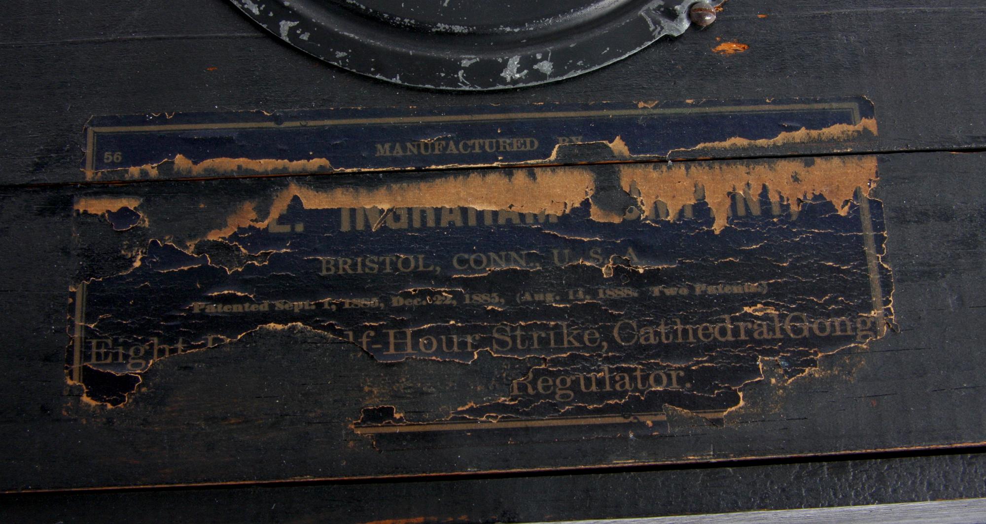 BORDSPENDYL, senbarockstil, USA, omkr 1900.