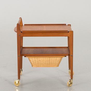 A SERVING TROLLEY BY ERIK GUSTAFSSON BRITTATORP 1950'S.