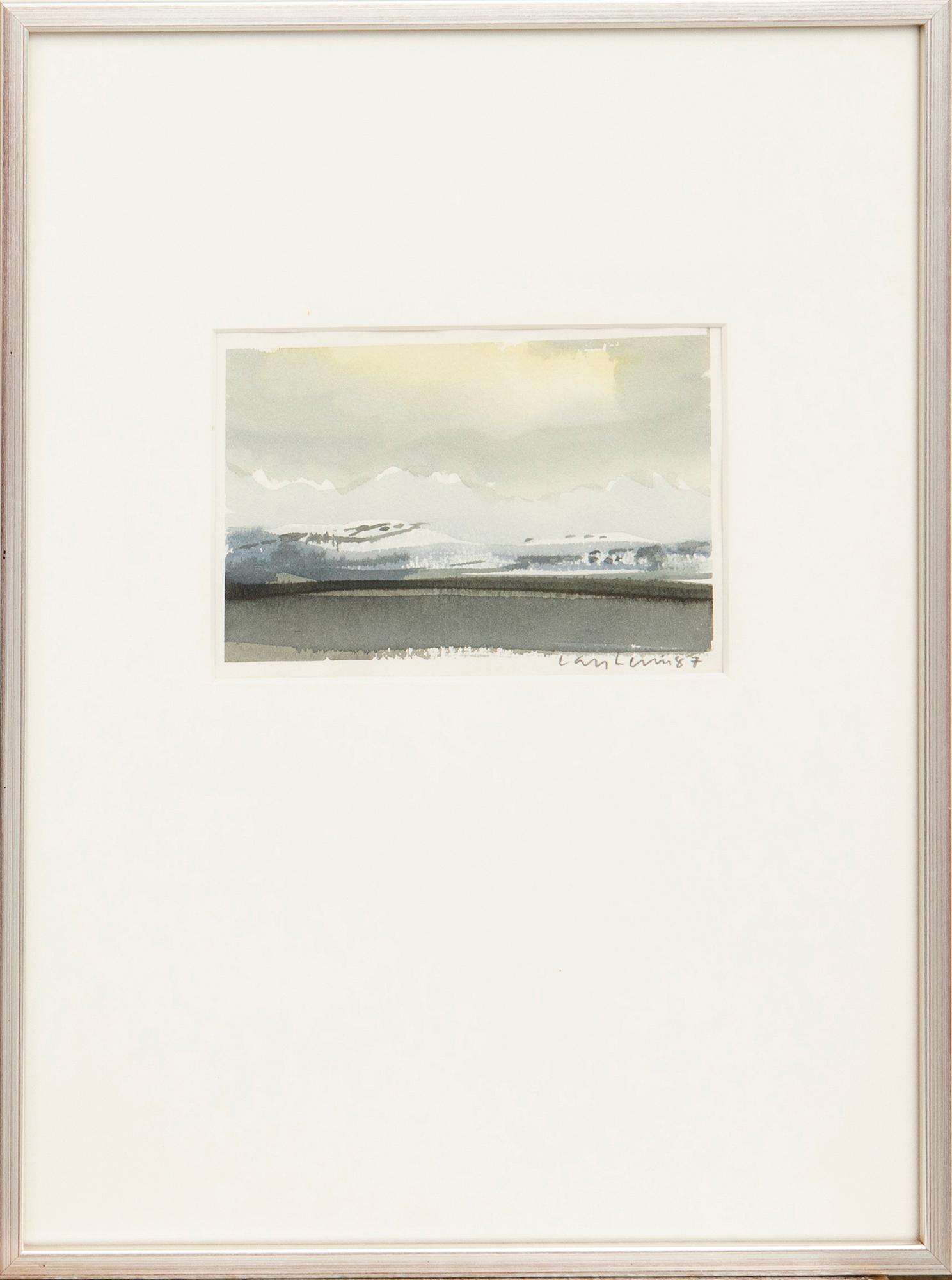 Lars Lerin, Mountain Landscape.