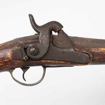 Percussion pistol, Swedish, m/1807-57 for Småland Hussars.