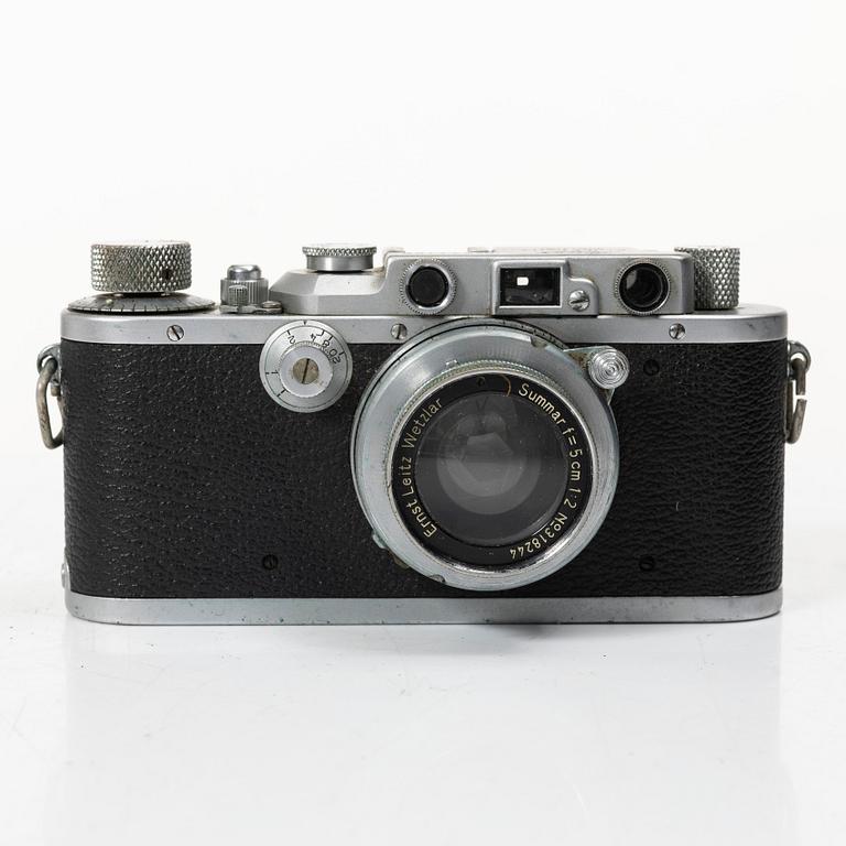 Camera, Leica, Ernst Leitz Wetzlar, before 1945, Germany.