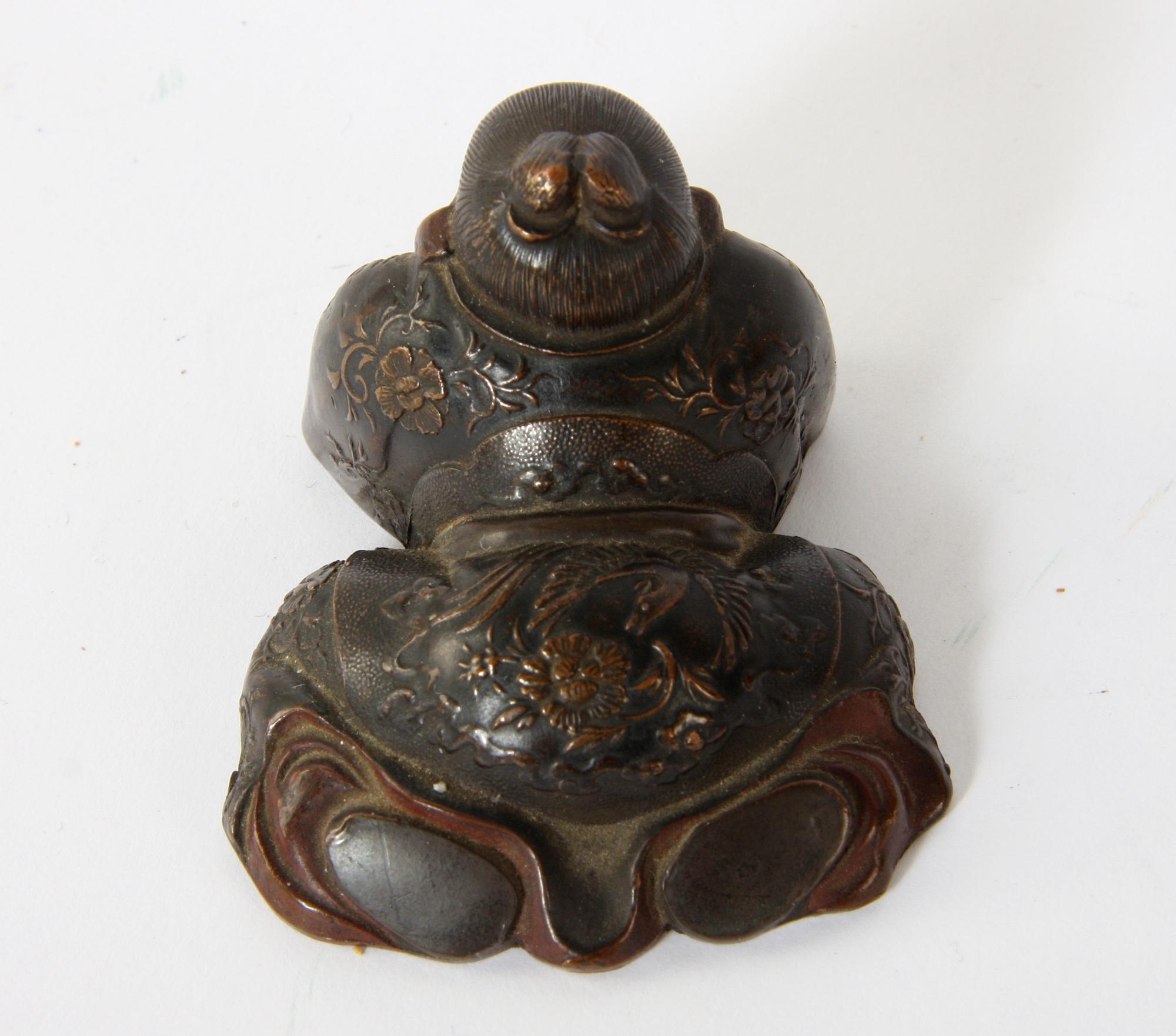 FIGURINER, 4 st, brons, trol Japan.