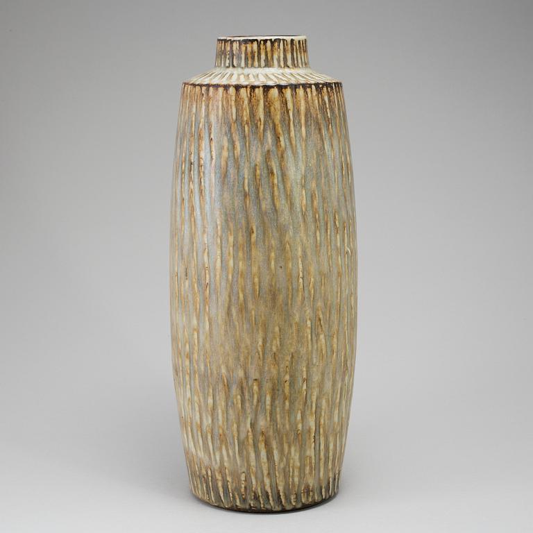 A Gunnar Nylund stone ware floor vase "Rubus", Rörstrand.