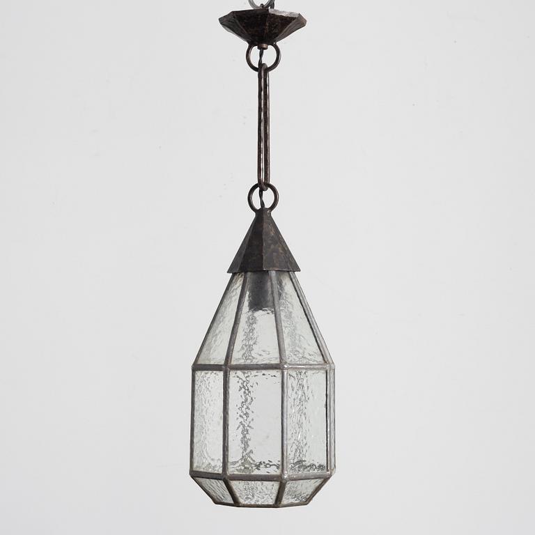 Harald Notini, a model "5994" ceiling lamp, Arvid Böhlmarks Lampfabrik, Stockholm, 1920s-30s.