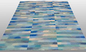 A CARPET, flat weave, around 228 x 185 cm.