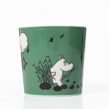 Muminmugg, "Mörk grön", Arabia, Finland.