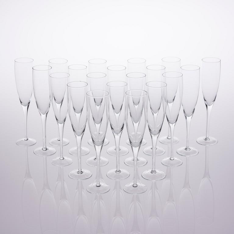 CHAMPAGNEGLAS, 20 st, 1900-talets slut.