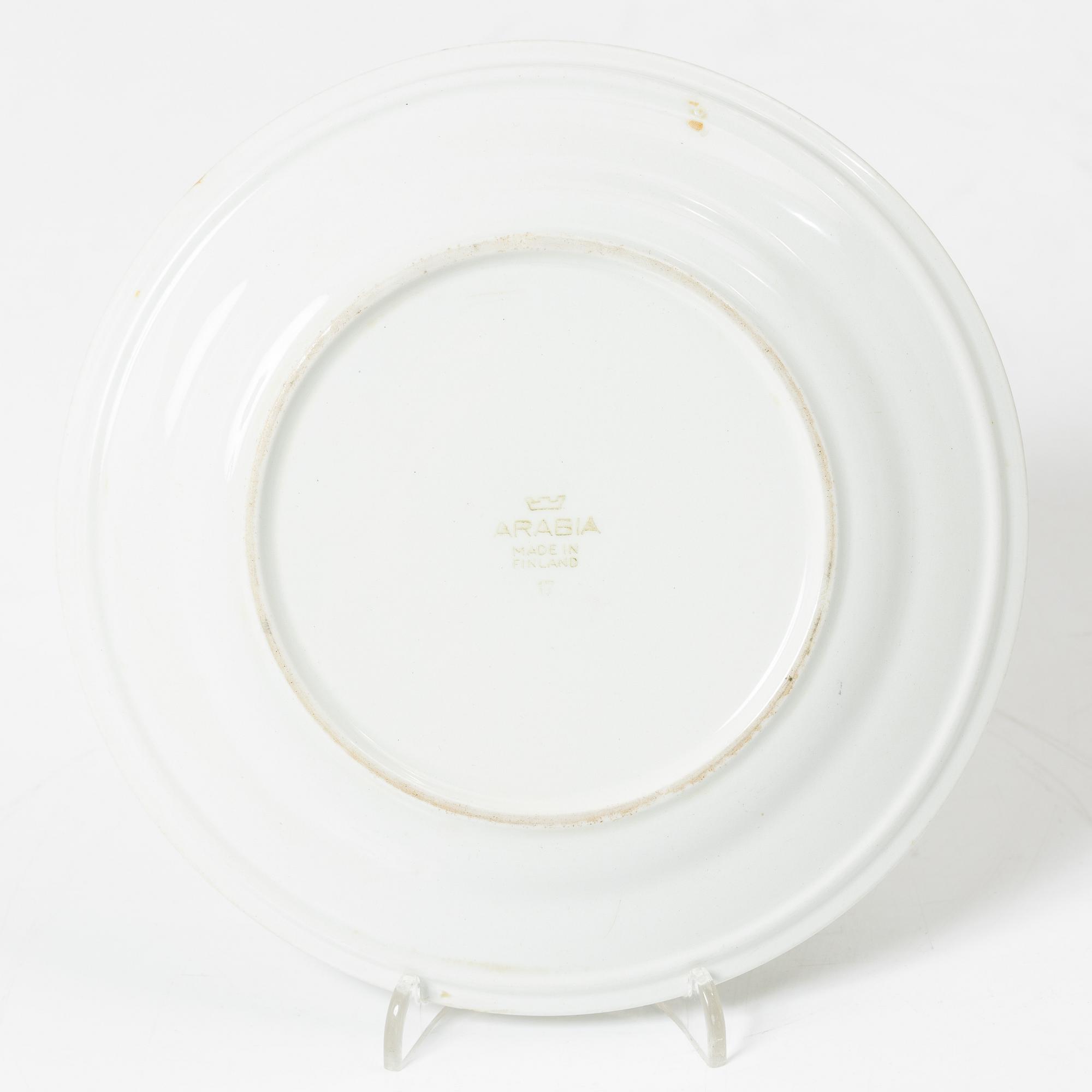 Arabia, Plate, Moomin, Finland, sent 1950s.