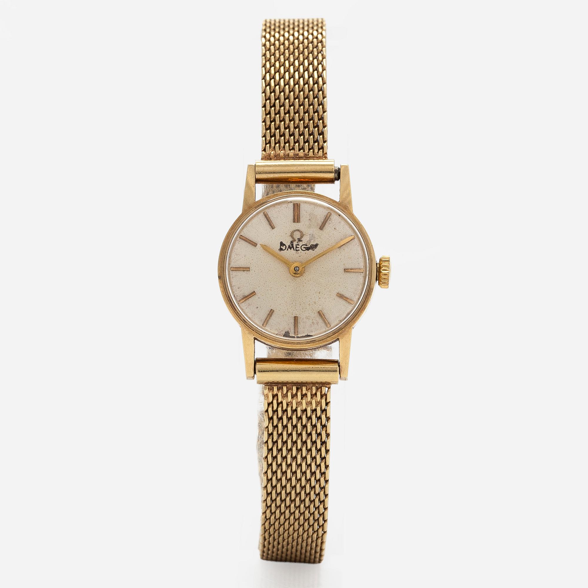 Omega, wristwatch, 19 mm.