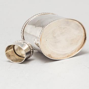 Frederick Augustus Burridge. A silver tea caddy, London 1896.