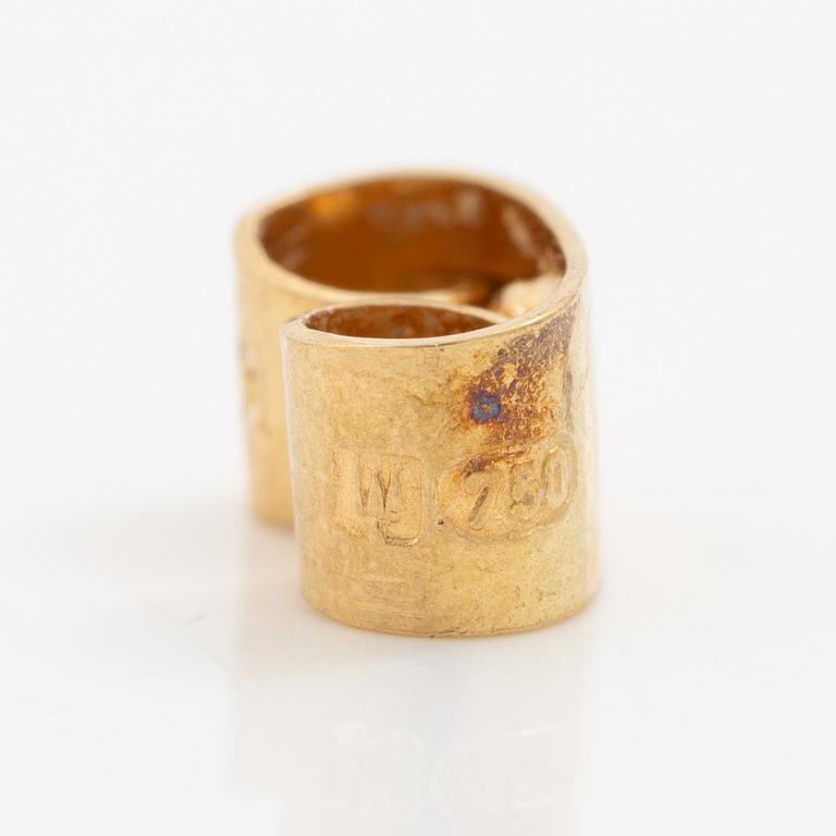 Lapponia, a pair of earrings, gold.