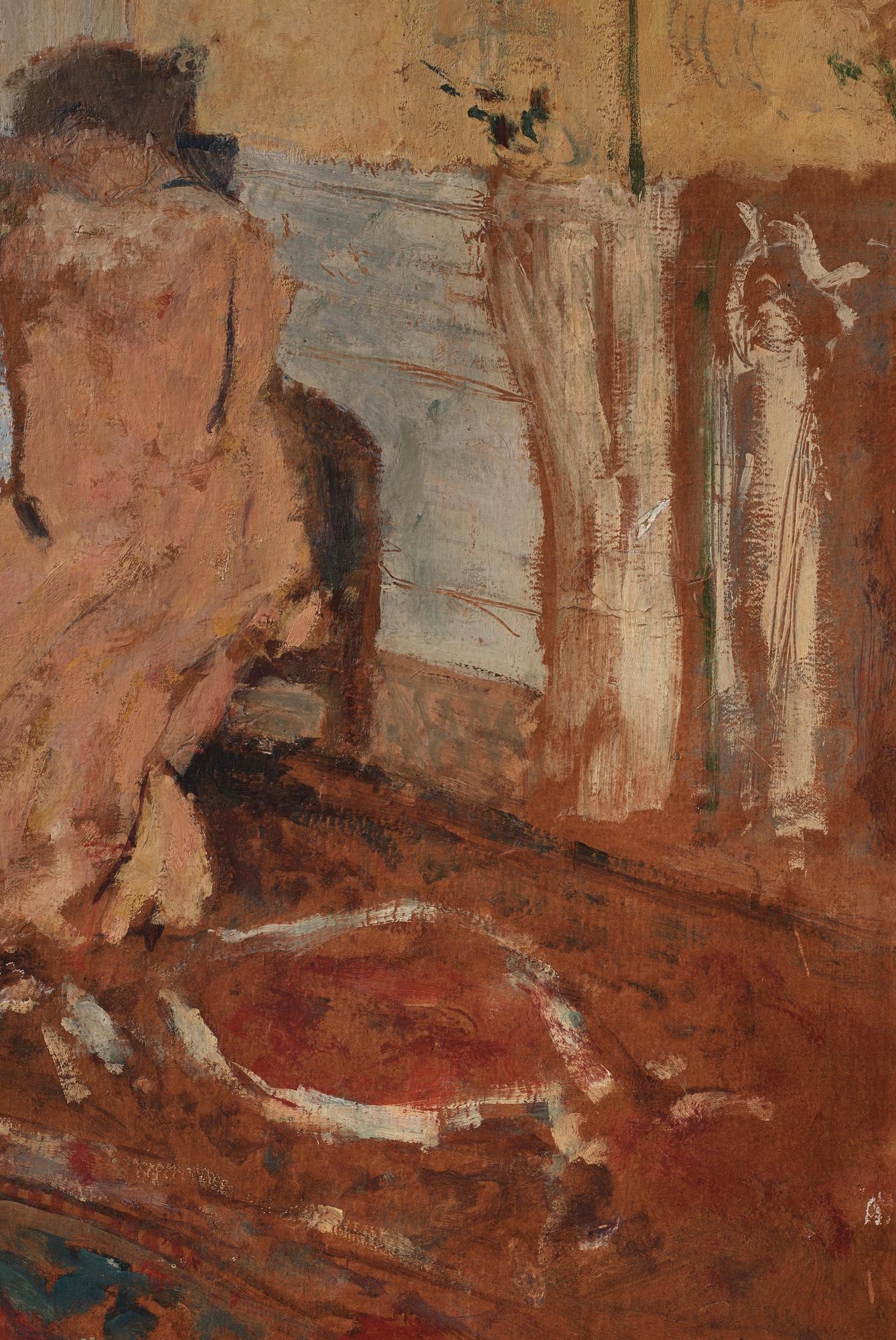 Edouard Vuillard, "Madame Arthur Fontaine au tapis de Smyrne".
