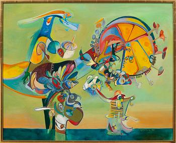 SVEN-ERIK JOHANSSON, oil on panel.