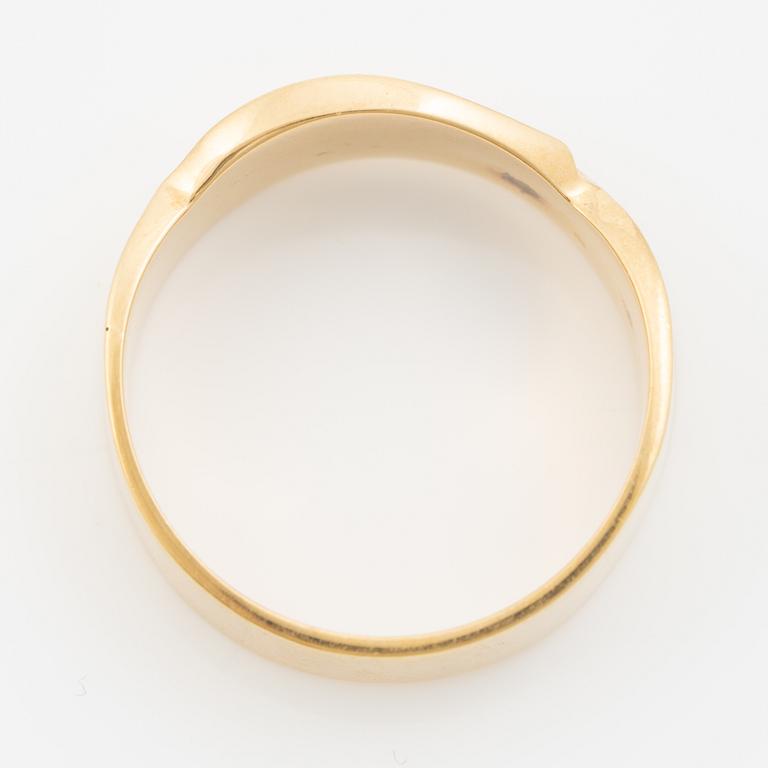 Lapponia, ring 18K gold, Finland 1981.