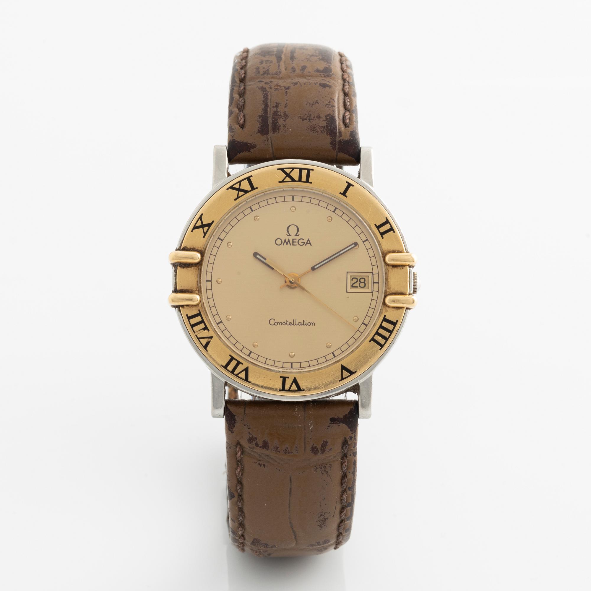 Omega, Constellation, wristwatch, 33 mm.
