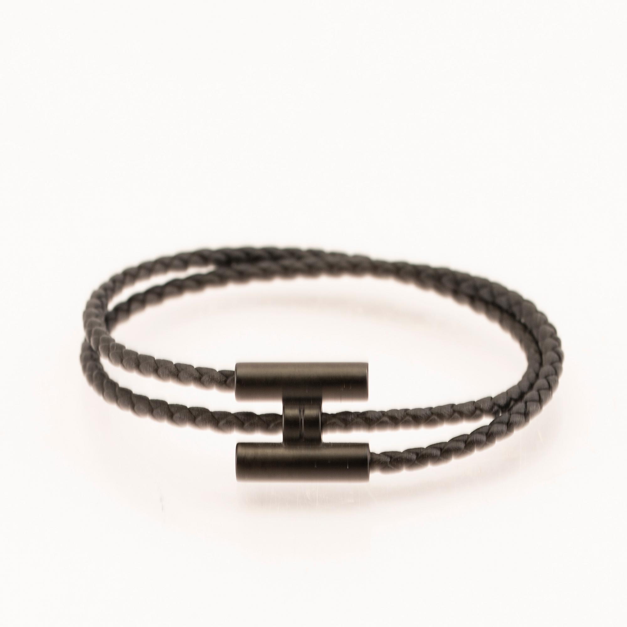 Hermès, armband "Tournis Tresse Bracelet".