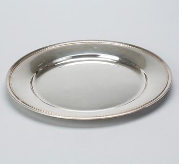 BRICKA, GAB Stockholm 1946, silver, vikt 760 g.