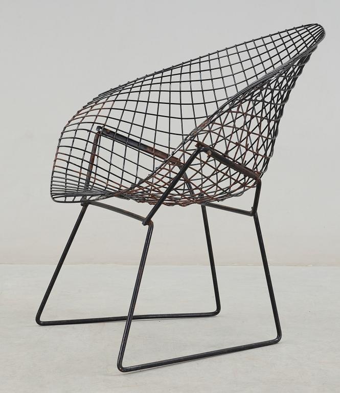 FÅTÖLJ, "Diamond chair", Harry Bertoia, modellen formgiven år 1950-52, i produktion från 1953 och framåt.