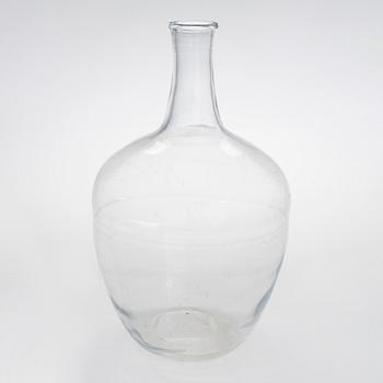 A mid-20th century bottle/floor vase for Riihimäen Lasi Oy.