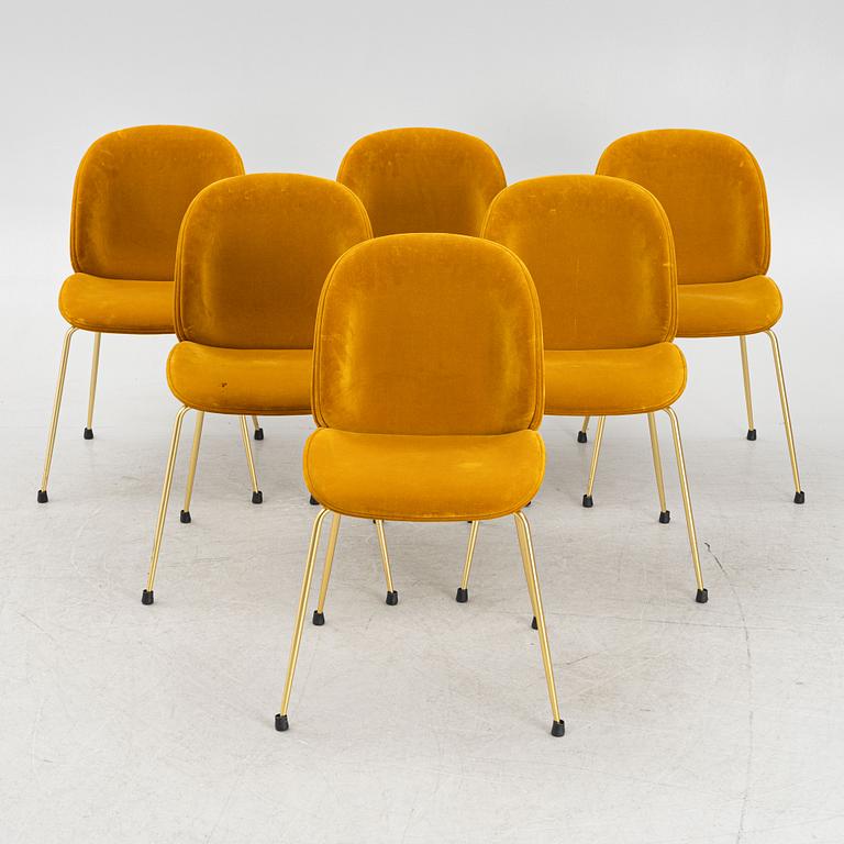 GamFratesi, chairs, 6 pcs, "Beetle", Gubi.