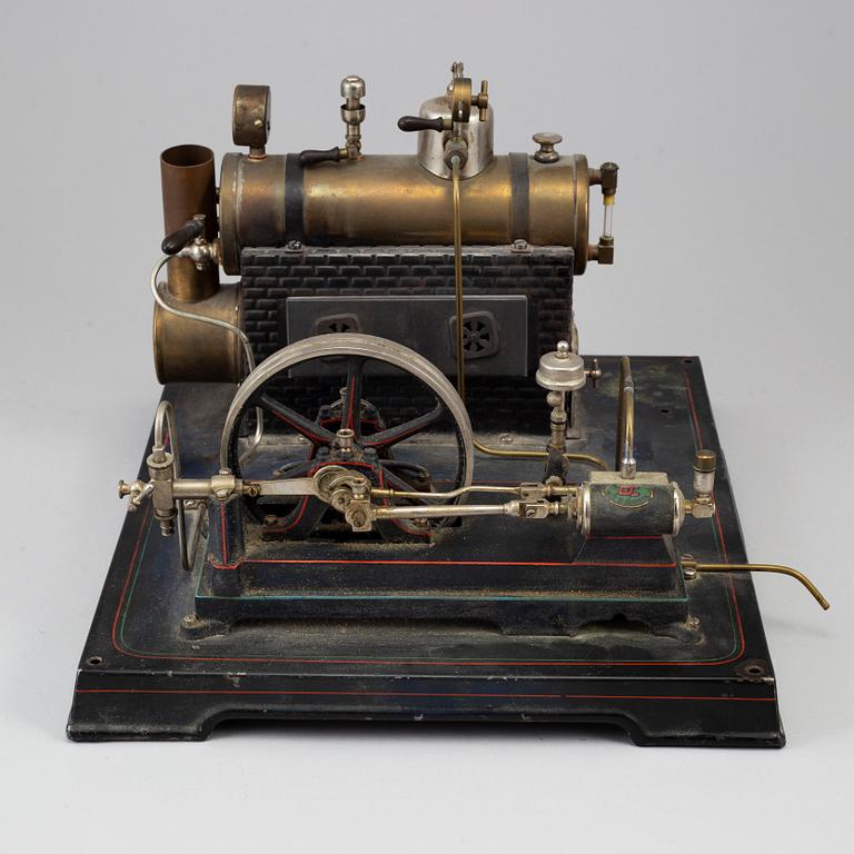 ÅNGMASKIN, metall, 1900-tal.
