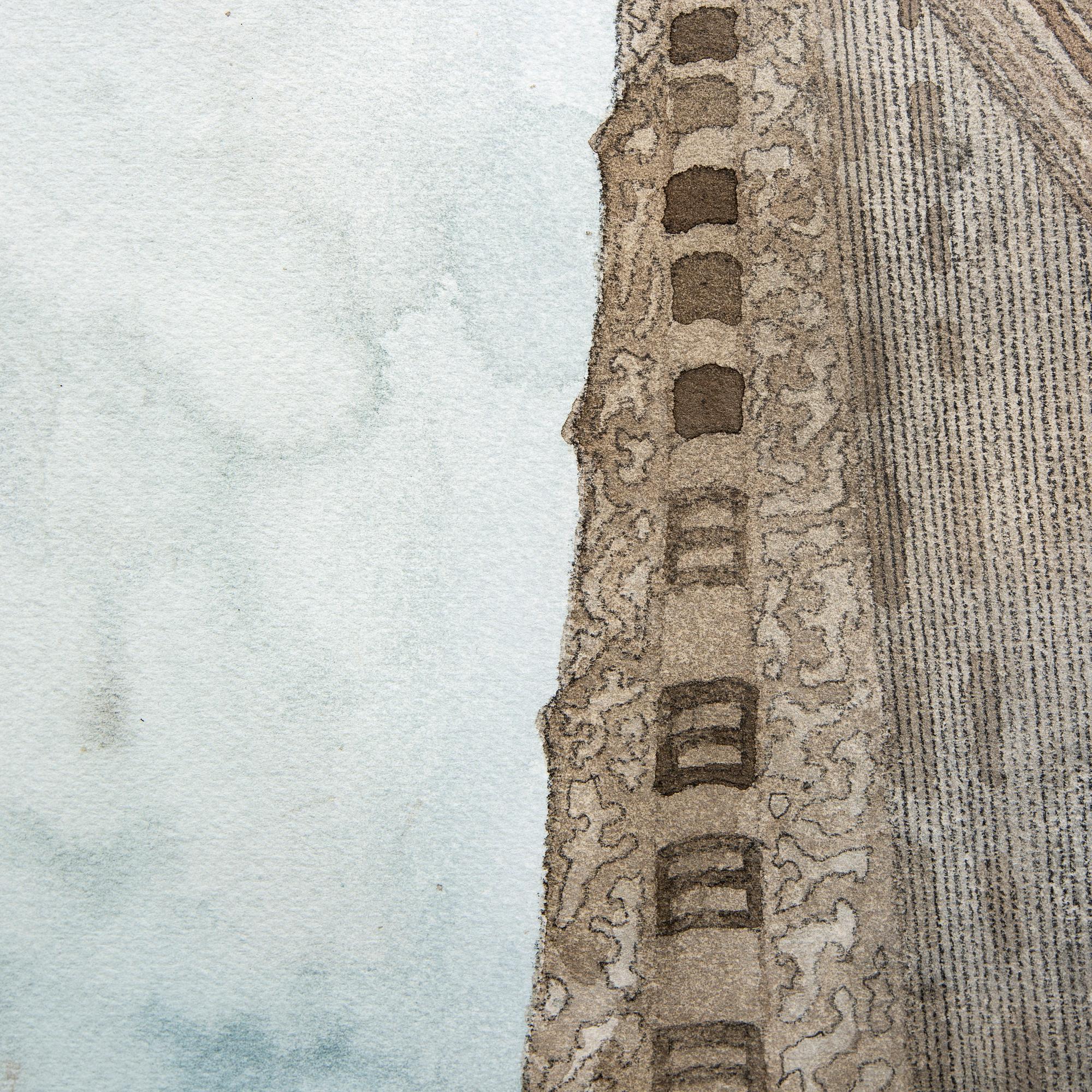 Jorge Castillo, a signed and dated water colour.