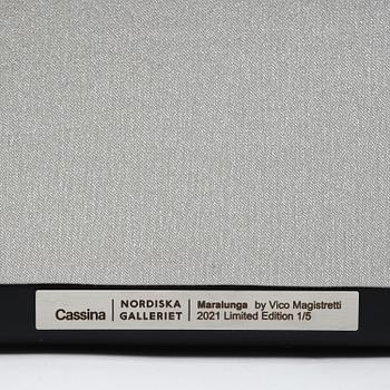 Vico Magistretti, fåtölj, "Maralunga 40 Nordiska Galleriet Limited Edition", ed. 1/5, Cassina, Italien, 2021.