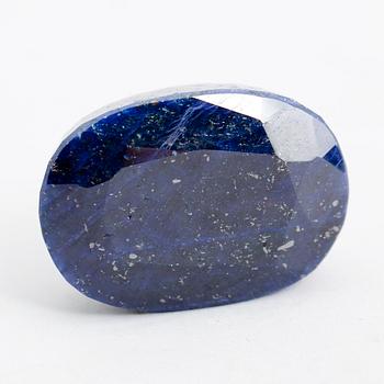 SAFIR, blå, oval fasetterad, ca 312.60 ct.