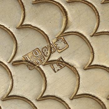 CIGARETTETUI, silver, Ryssland, sent 1800-tal. 127 g.