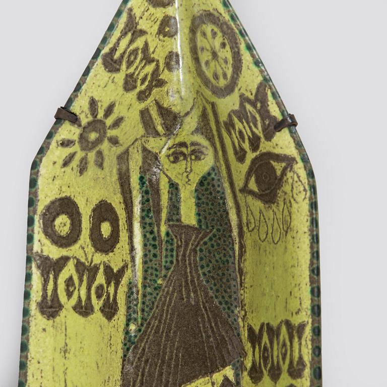 Birger Kaipiainen, skulptur, signerad Kaipiainen Rörstrand Sweden.