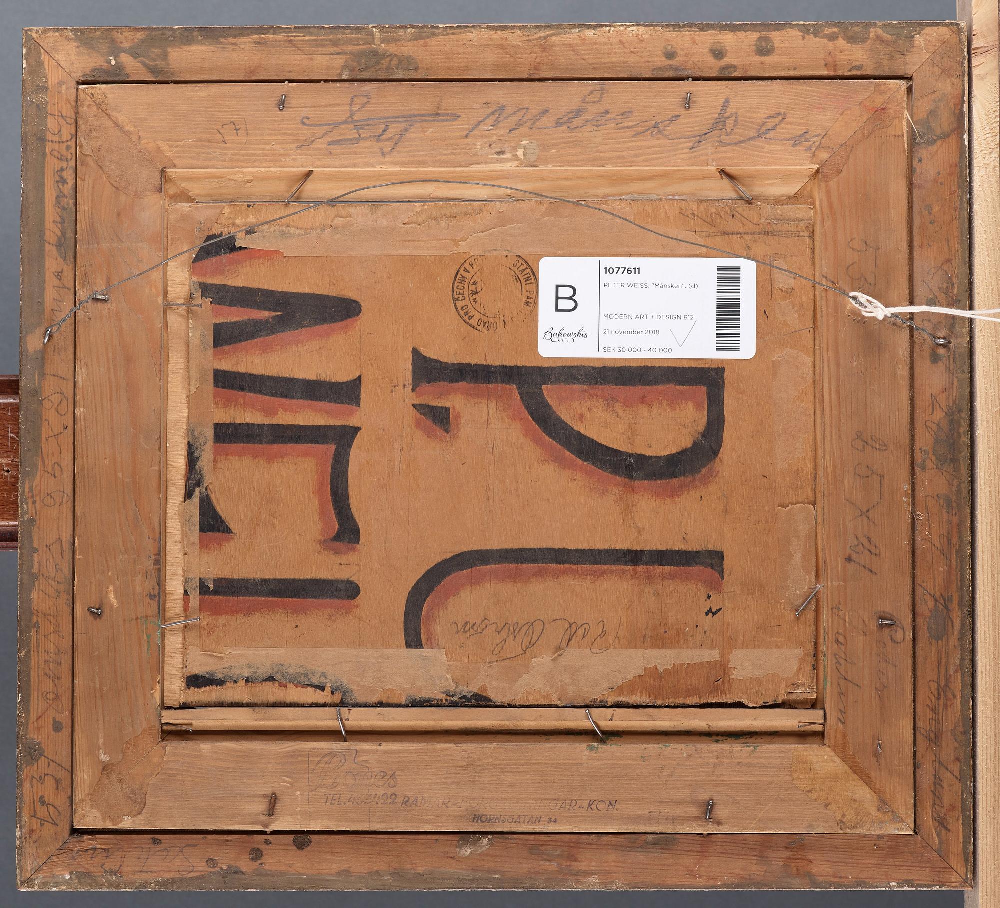 Peter Weiss, "Månsken".