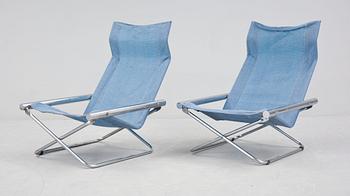 FÅTÖLJER, ett par, "NY Chair", Takeshi Nii, formgiven 1958.