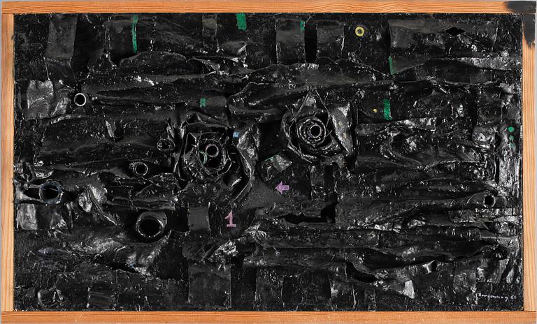 OKÄND KONSTNÄR, blandteknik, sign Bergenhag, dat 60.