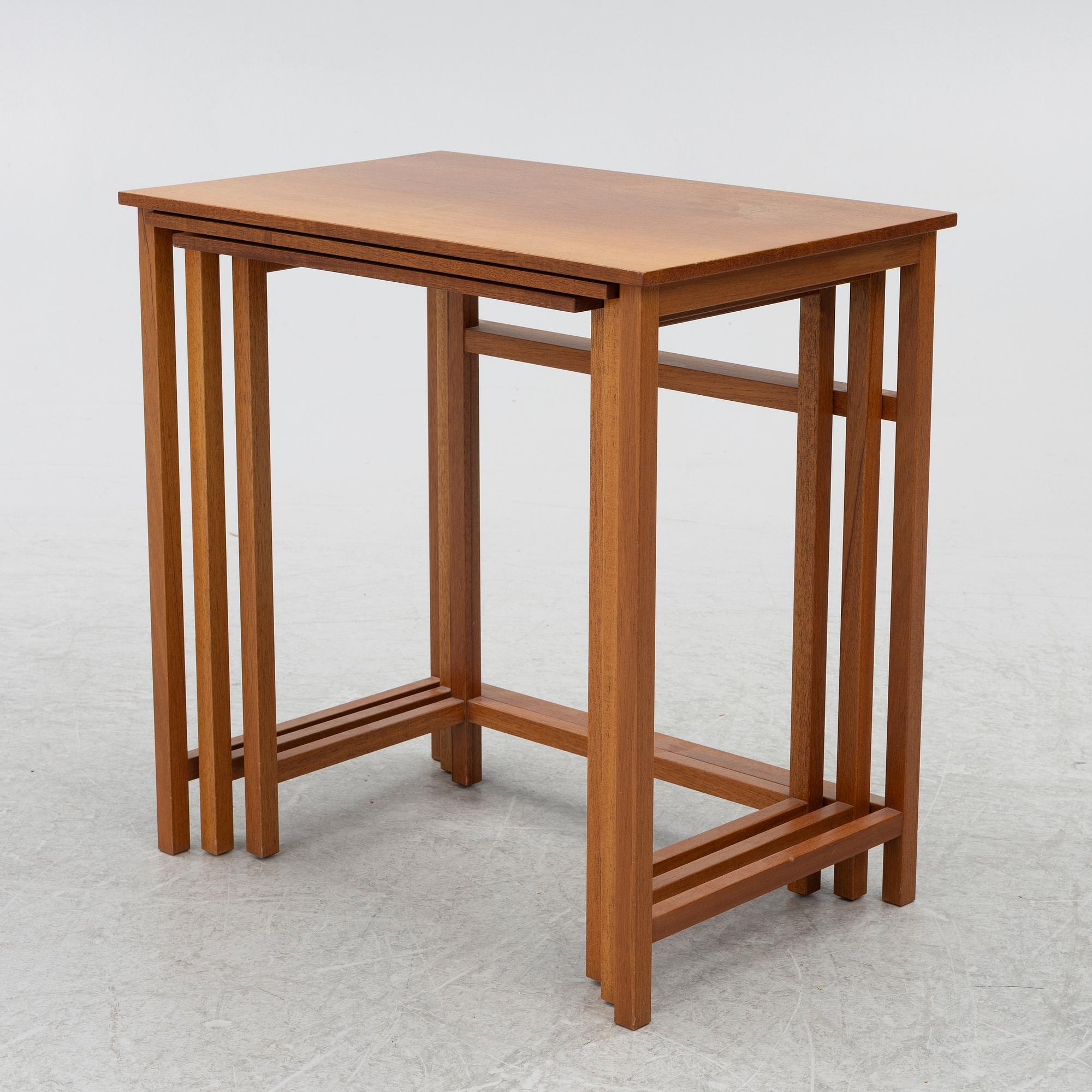 Josef Frank, set table, 3 pieces, model B 618, Svenskt Tenn, ca 1990.