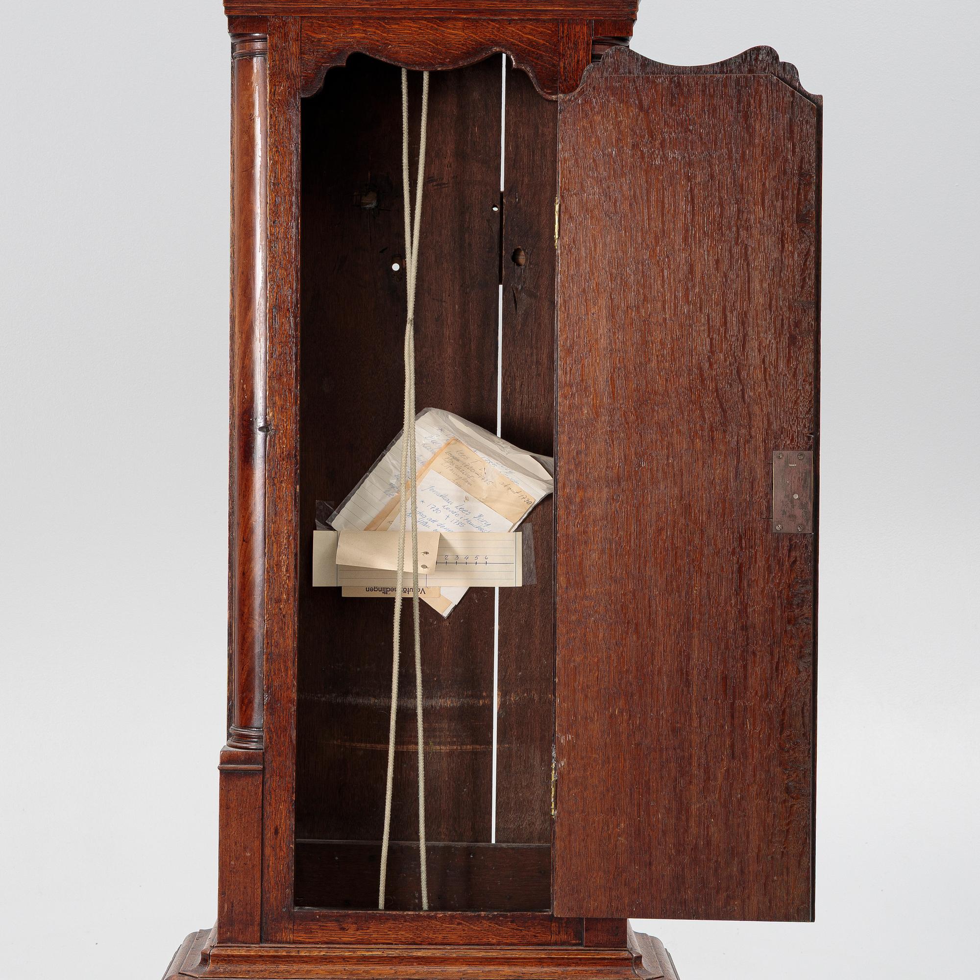 Longcase clock, second half of the 18th century, Jonathan Lees, Bury.