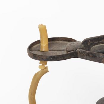 Vaxstapelställ med flintlås, 1700-talets andra hälft.