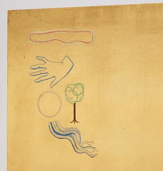 Einar Luterkort, a unique Swedish Grace folding screen, 1930s.
