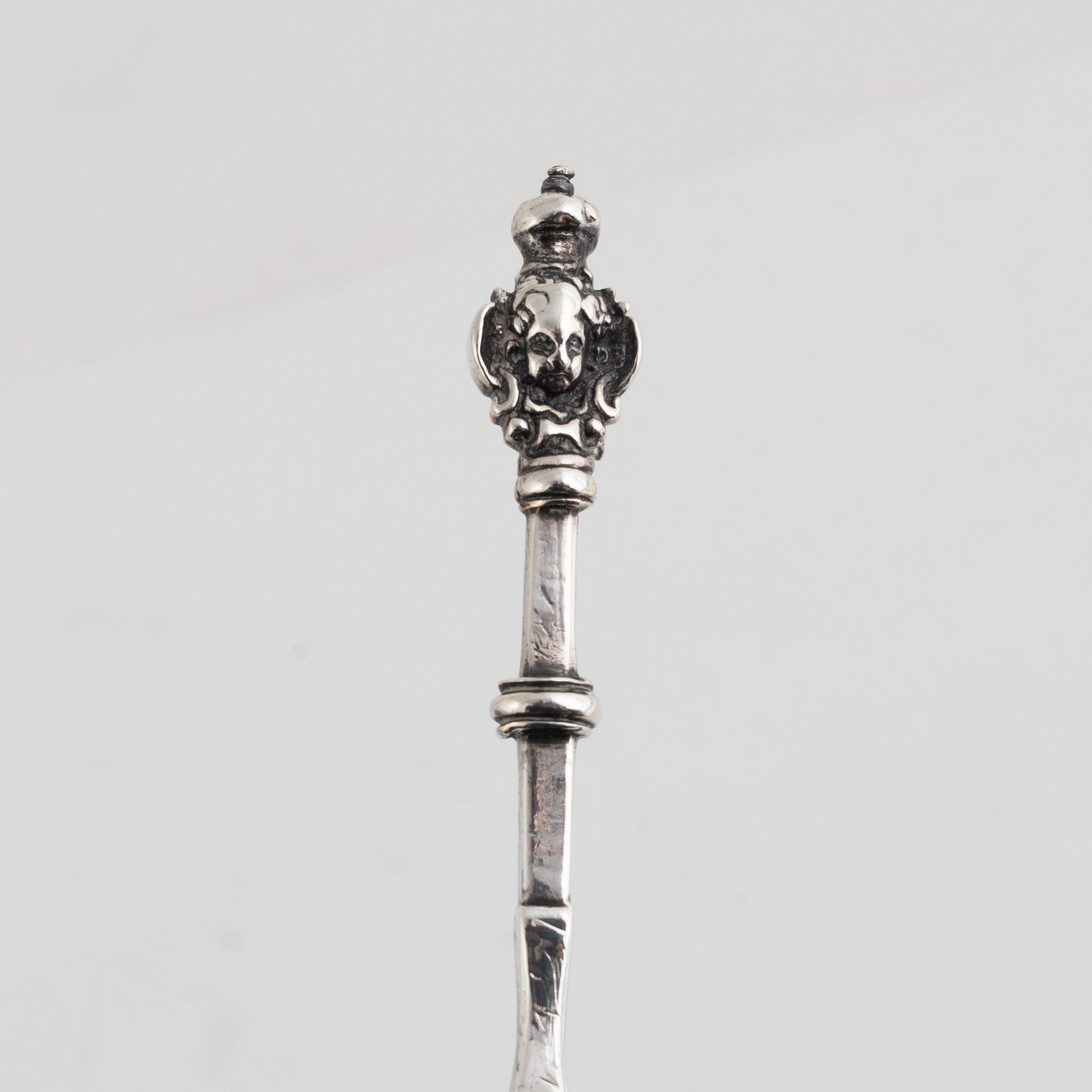 A Scandinavian Silver Spoon, 18th Century.