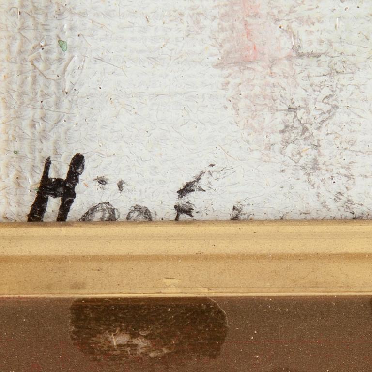 ROBERT HÖGFELDT, olja duk, signerad.