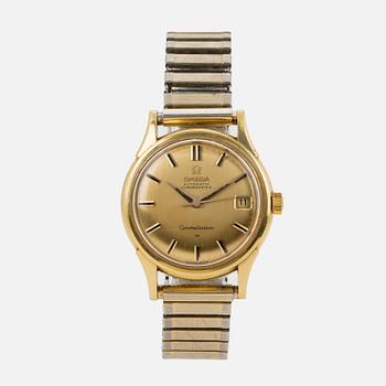 OMEGA, Constellation, Calendar, Chronometer, wristwatch, 34,5 mm.