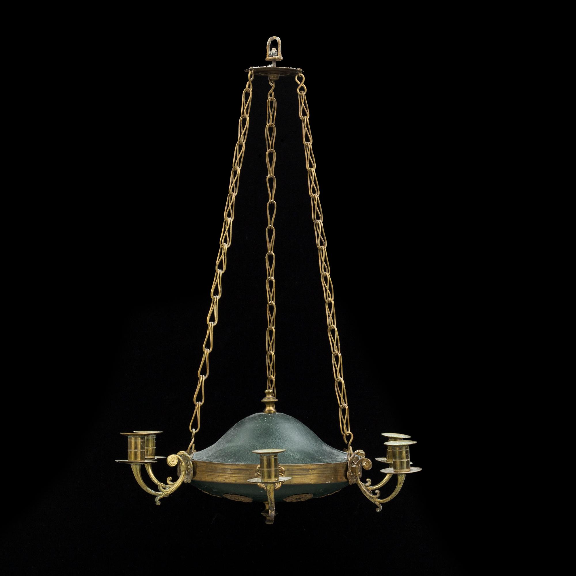 A circa 1900 Empire style ceiling light.